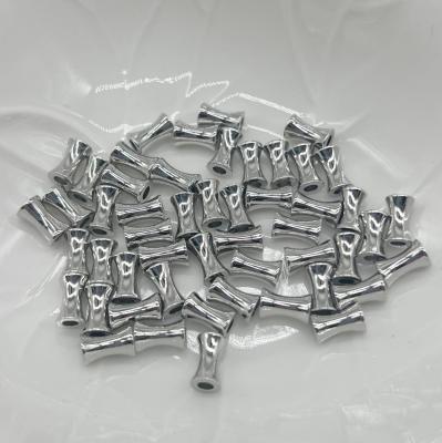 Спейсер песочные часы, серебристые, 8 мм, 0.4.Е5