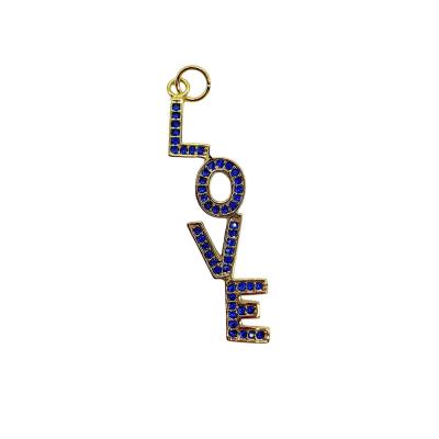 Подвеска Надпись "Love", 32х6 мм, 12.21