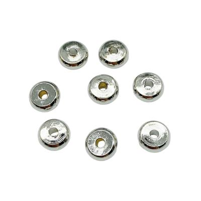 Спейсер диск, серебристый, 5х2 мм, 10 шт, 0.1.В6