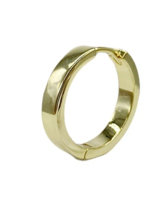 Серьги Кольца, золотистые, 20 мм, 13.24
