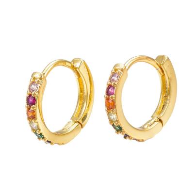 Серьги Конго Дорожка мини 14х2.5 мм, золотистые, 13.55