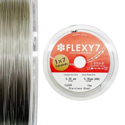 Тросик ювелирный Flexy 7, цвет СЕРЕБРО, 0.3, катушка 10 м