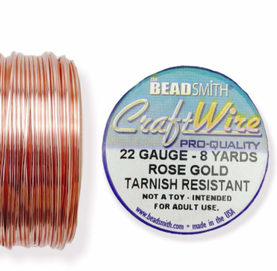 Проволока Craft Wire 22 Ga Rose Gold (CW22R-RG-8), СС.13