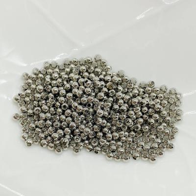 Спейсер шар, серебристый, 2 мм, 10 шт, 0.1.Е1