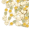 Подвеска Трио, желтая эмаль, 38х11 мм