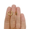 Серьги Конго Дорожка мини 14х2.5 мм, золотистые, 13.55
