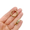 Серьги Конго, серебристые/золотистые, 20 мм, 13.34
