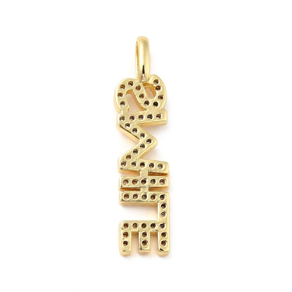 Подвеска Smile, золотистая, 30x7 мм, 12.110