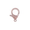 Замок Карабин розовый, пластик, 25х16 мм, 0.7.Е6