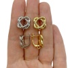 Швензы два овала, серебристый, 19х13 мм, 14.34
