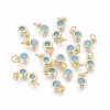 Подвеска Мини круг, золотистая, 6х4 мм, 15.Мини