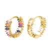 Серьги Конго Дорожка, золотистые, 13.65
